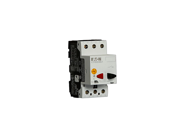 Guardamotor Eaton PKZM0-6.3 Tripolar 3kW 400V Regulación 4-6.3A Carril DIN